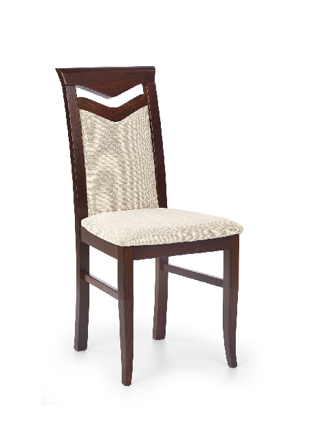 Blagovaonska stolica Sírius (orah tamni + bež) *rasprodaja