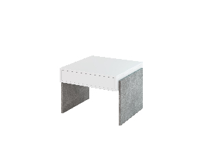 Stolić za kavu Zantra (bijela + kamen)