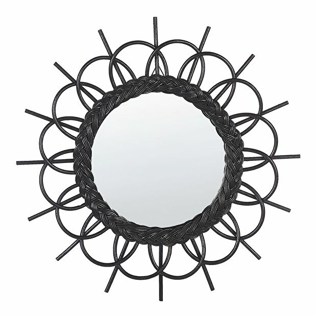 Zidno ogledalo Thais (crna) 