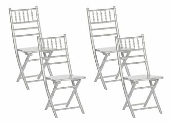 Set 4 kom. blagovaonskih stolica- MASSA (srebrna)