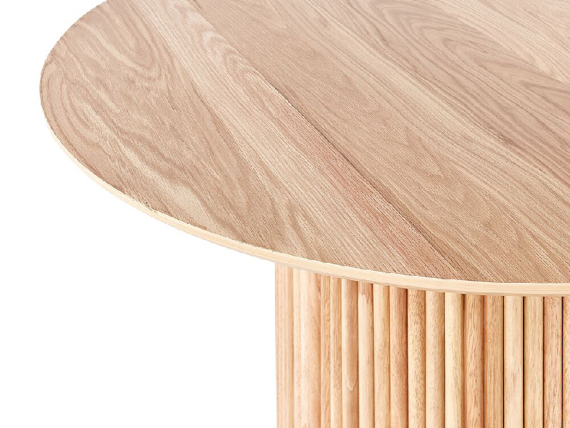 Okrugli blagovaonski stol Villanelle (svijetlo drvo) (za 4 osobe)