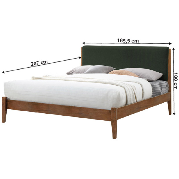 Bračni krevet 160 cm Nolana (S podnicom) 