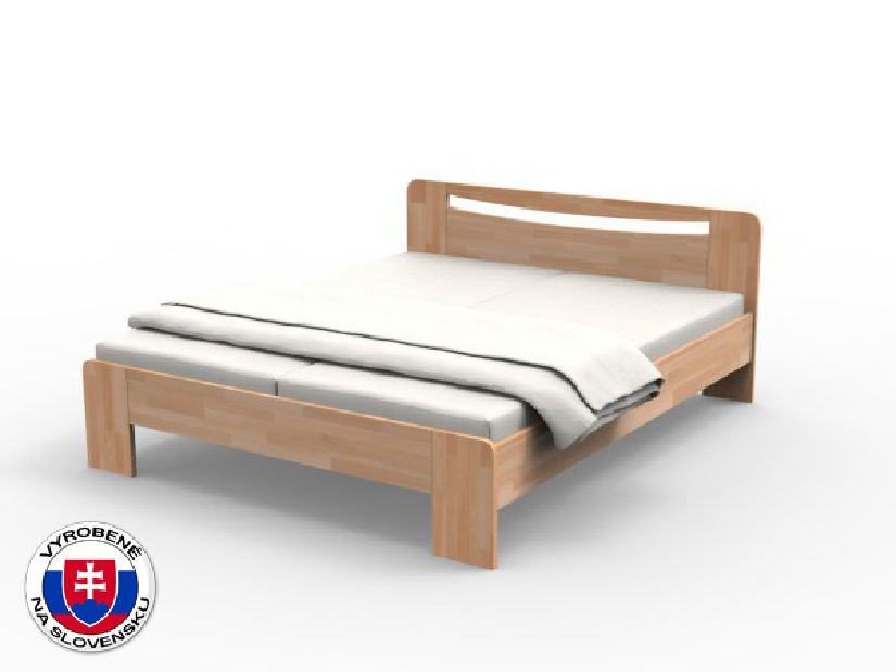 Bračni krevet 220x140 cm Sharyl (masiv)