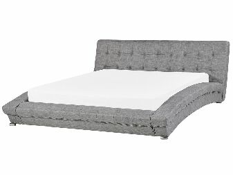 Bračni krevet 180 cm LILLY (s podnicom) (siva)