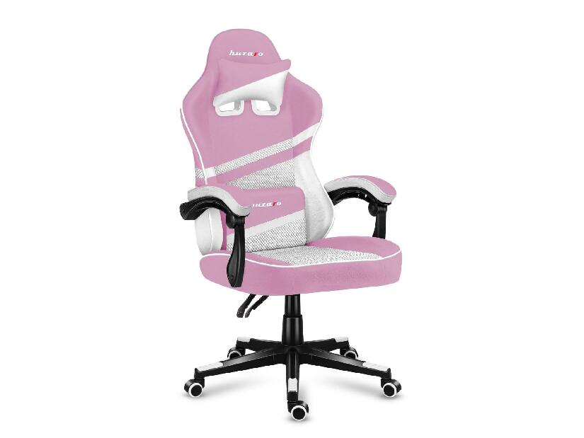 Gaming stolica Fusion 4.4 (bijela + ružičasta)
