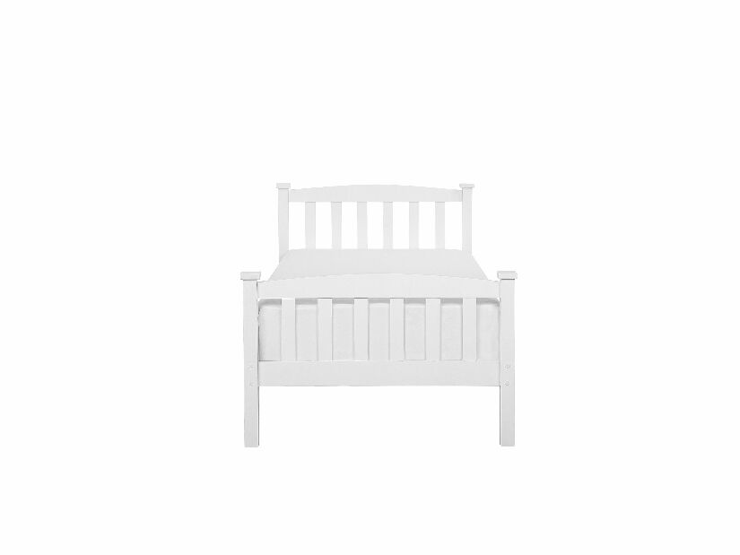 Jednostruki krevet 90 cm GERNE (s podnicom) (bijela)
