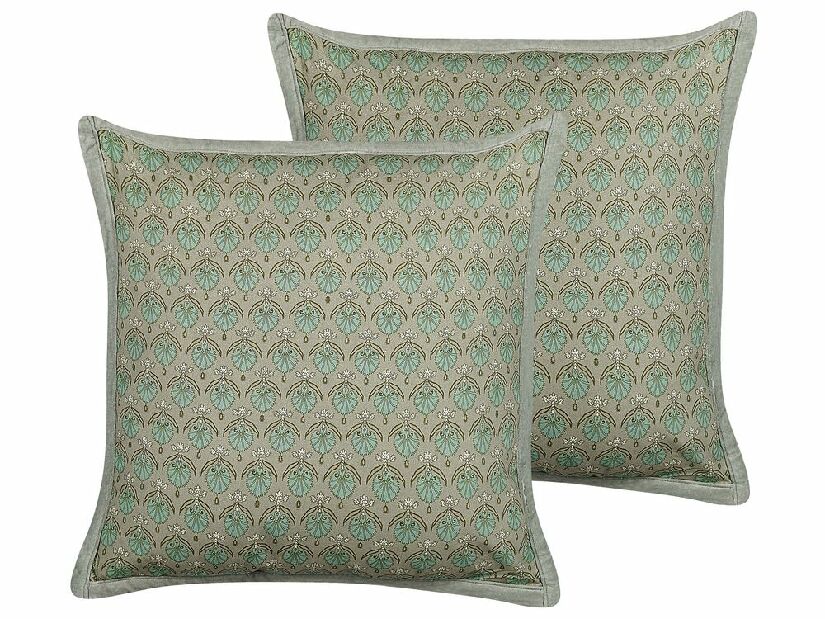 Set 2 ukrasna jastuka 45 x 45 cm Picc (zelena)