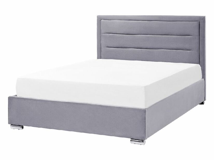 Bračni krevet 140 cm Ruthine (siva) (s podnicom i prostorom za odlaganje)