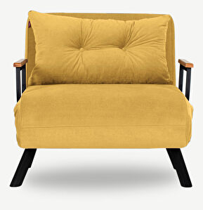 Fotelja na razvlačenje Sandy (boja senfa)