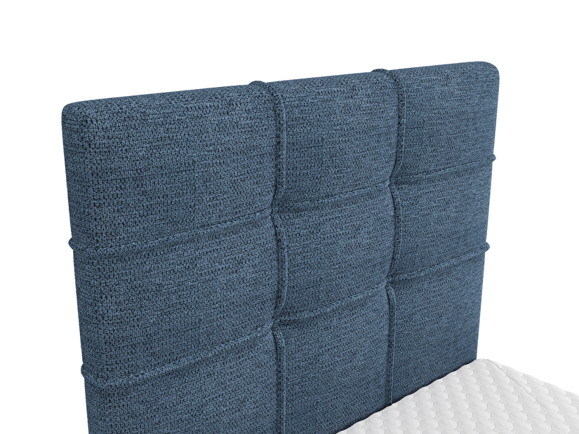 Jednostruki krevet 80 cm Infernus Comfort (plava) (s podnicom, s prostorom za odlaganje)