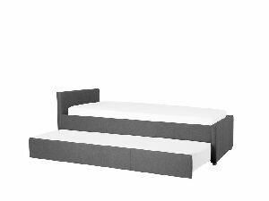 Krevet na razvlačenje 90 cm MERMAID (s podnicom) (siva)