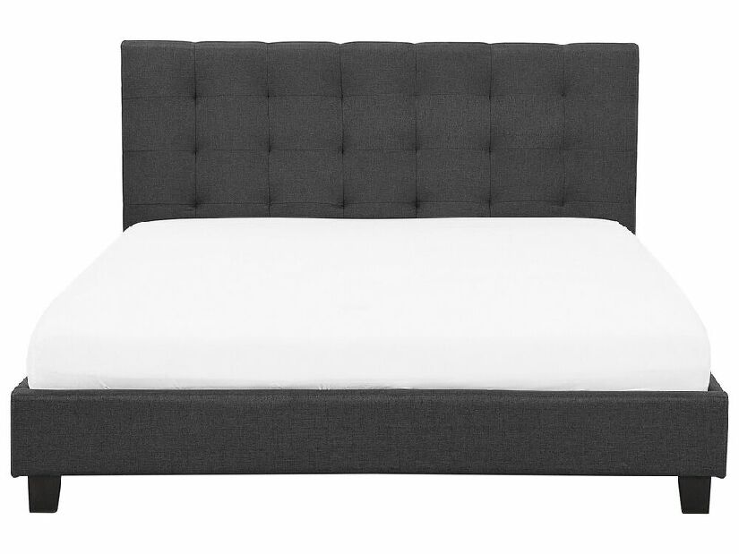 Bračni krevet 180 cm ROLLA (s podnicom) (tamno siva)