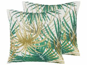 Set 2 kom. vrtnih jastuka GINNA (uzorak palme)