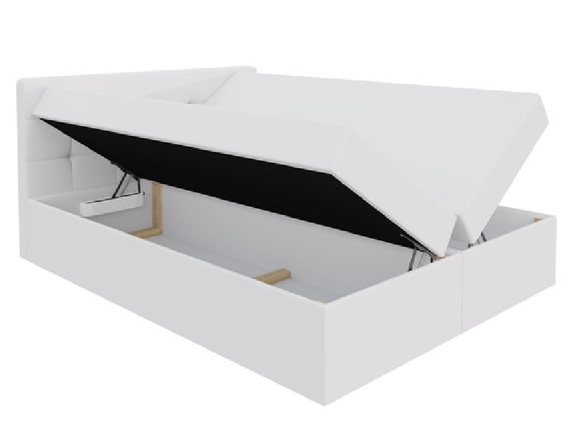 Kontinentalni krevet 160 cm Mirjan Cinara (ekokoža soft 017 (bijela))