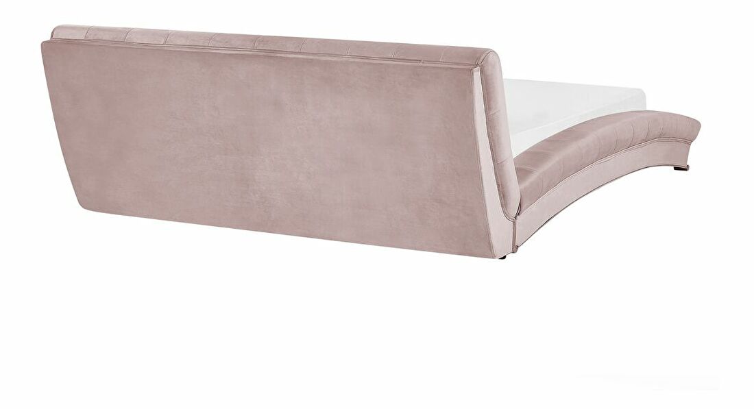Bračni krevet 160 cm LILLY (s podnicom) (ružičasta)