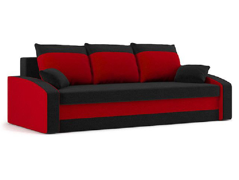 Sofa Haruna (crna + crvena)