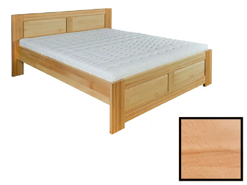 Bračni krevet 160 cm LK 112 (bukva prirodna) (masiv) *rasprodaja