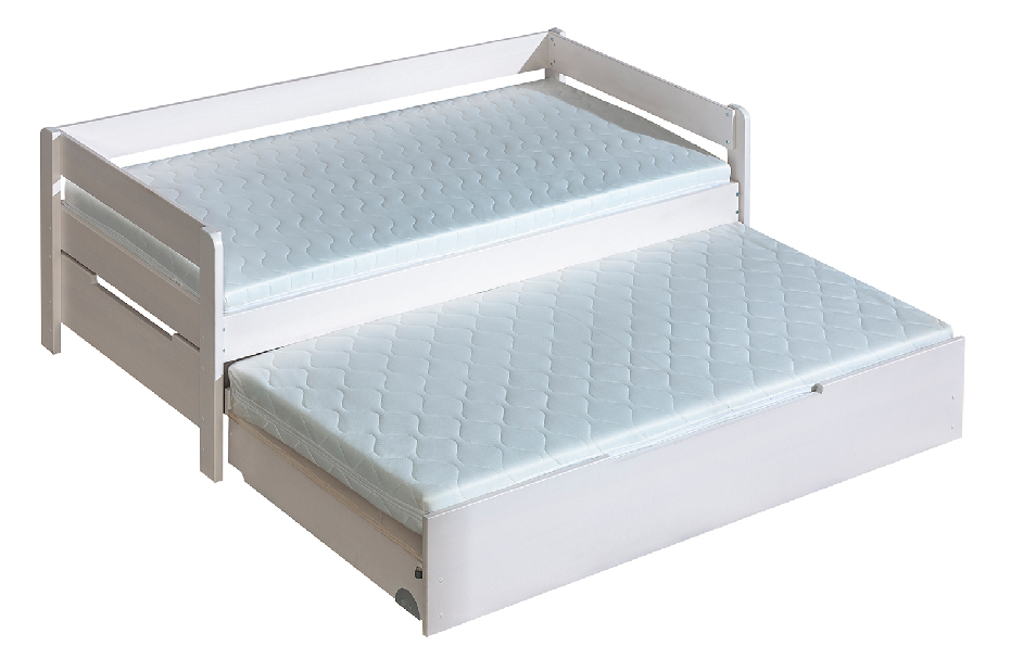 Krevet na razvlačenje 90 cm Balos (s podnicama i prostorom za odlaganje) 