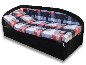 Jednostruki krevet (kauč) 80 cm Krista (crna 39 + Mimi 21) (L)
