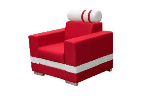 Fotelja Reinaldo (crvena + bijela)