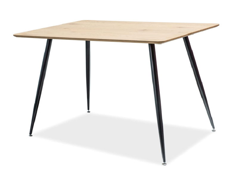 Blagovaonski stol Raina (hrast + crna) (za 4 osobe)