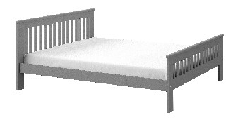 Jednostruki krevet  90x200 cm Latrice (antraci)