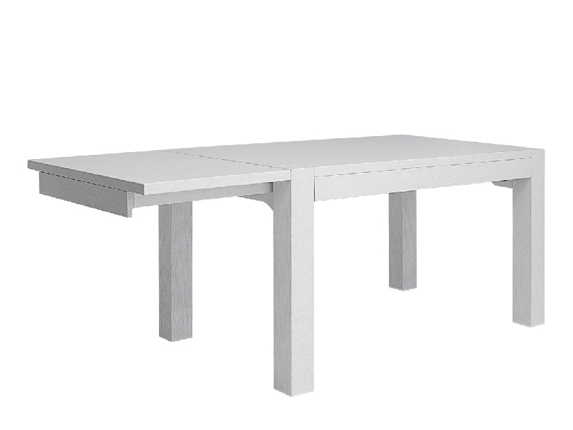 Blagovaonski stol Luton hrast bijeljeni (za 6 do 8 osoba) 