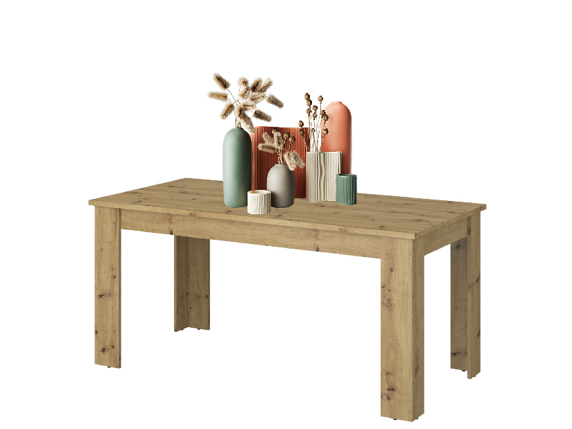 Blagovaonski stol na razvlačenje (za 6 do 8 osoba) Andra (hrast artisan)