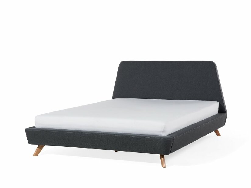 Bračni krevet 160 cm VENITO (s podnicom) (siva)