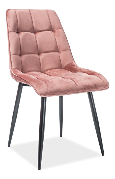 Blagovaonska stolica Charlie (ružičasta + crna)