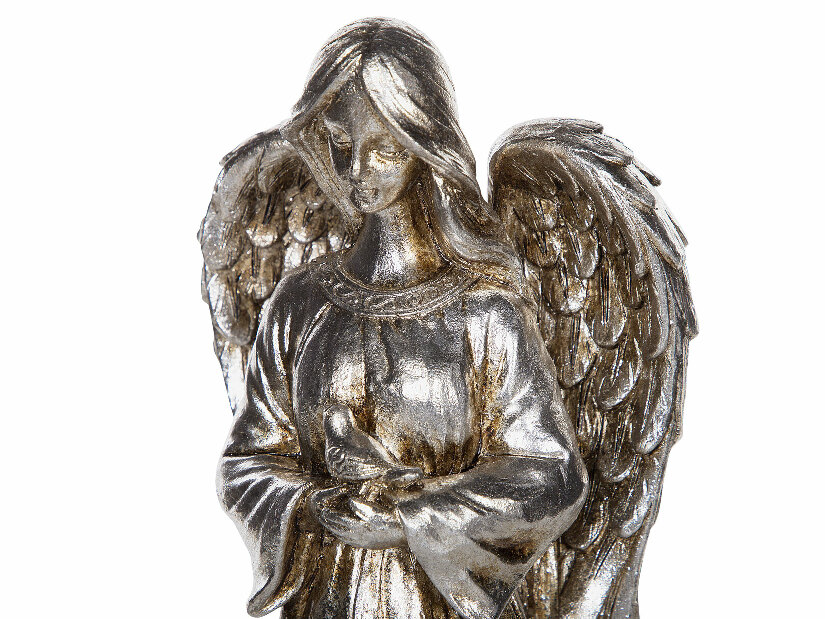Dekorativna figurica NIKAIA 41 cm (keramika) (srebrna)