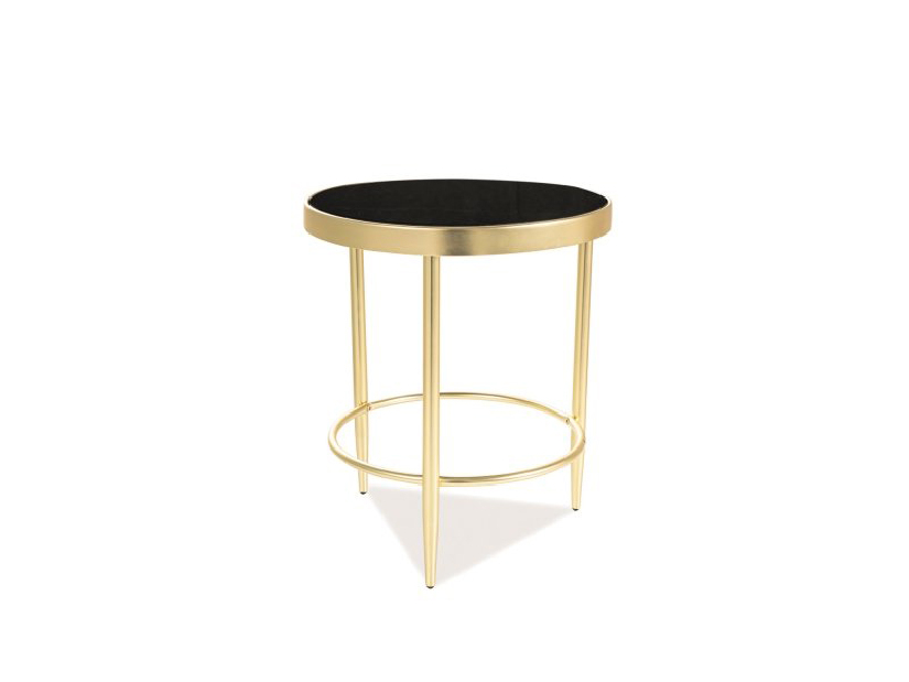 Stolić za kavu Maybell (crna + zlatna)
