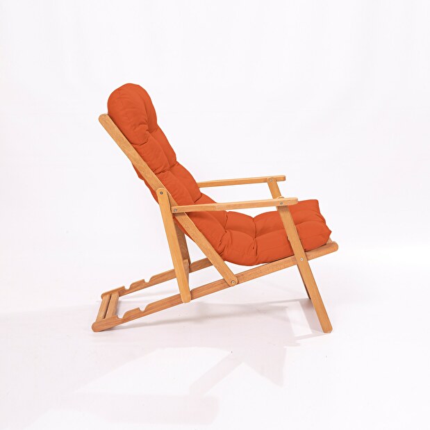 Vrtni set stol i stolice (3 komada) Minnie (narančasta + prirodna)