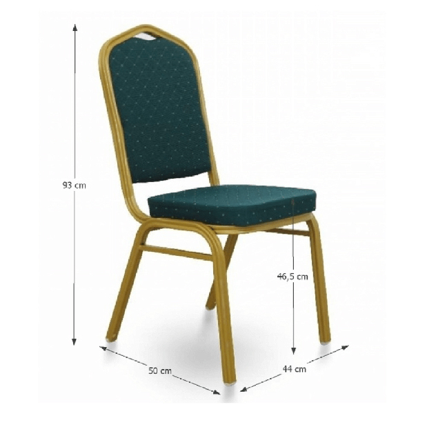 Blagovaonska stolica (4 kom.) Zoni (zelena) *rasprodaja 