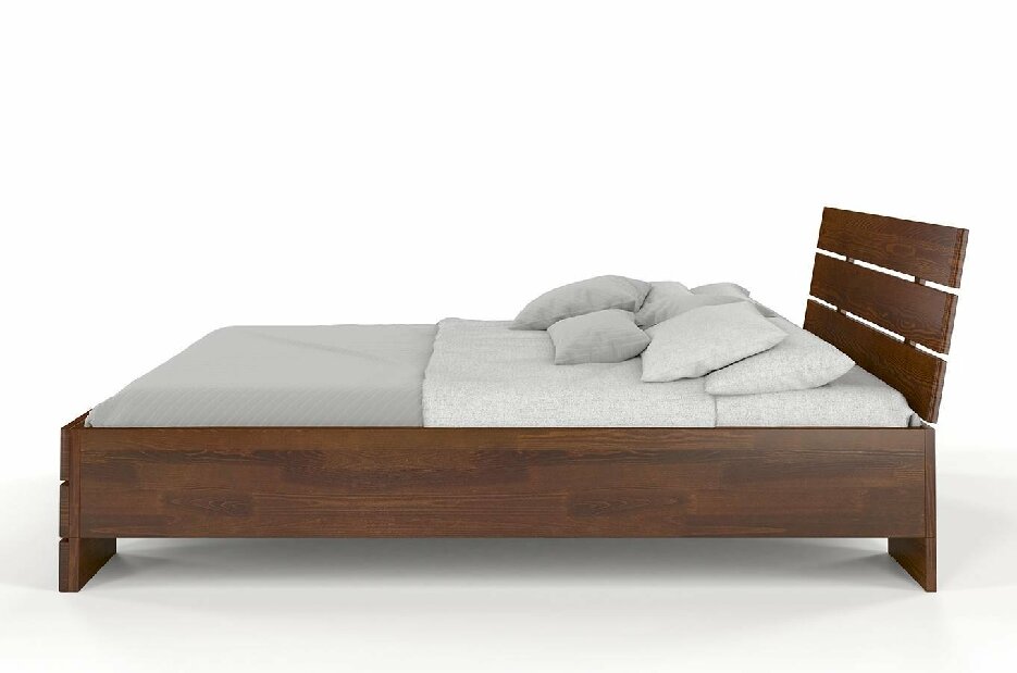 Bračni krevet 200 cm Lorenskog High (bor) 