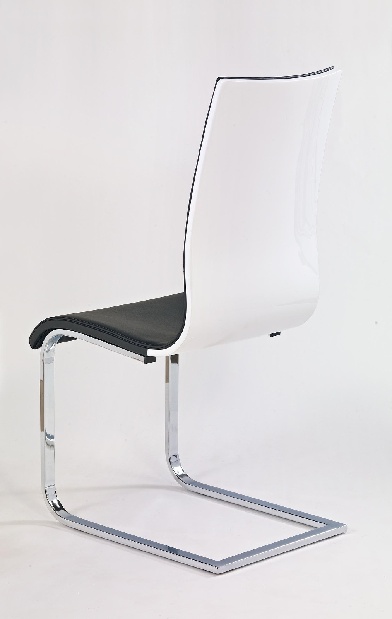 Blagovaonska stolica Killa crna + bijela (crna + bijela)