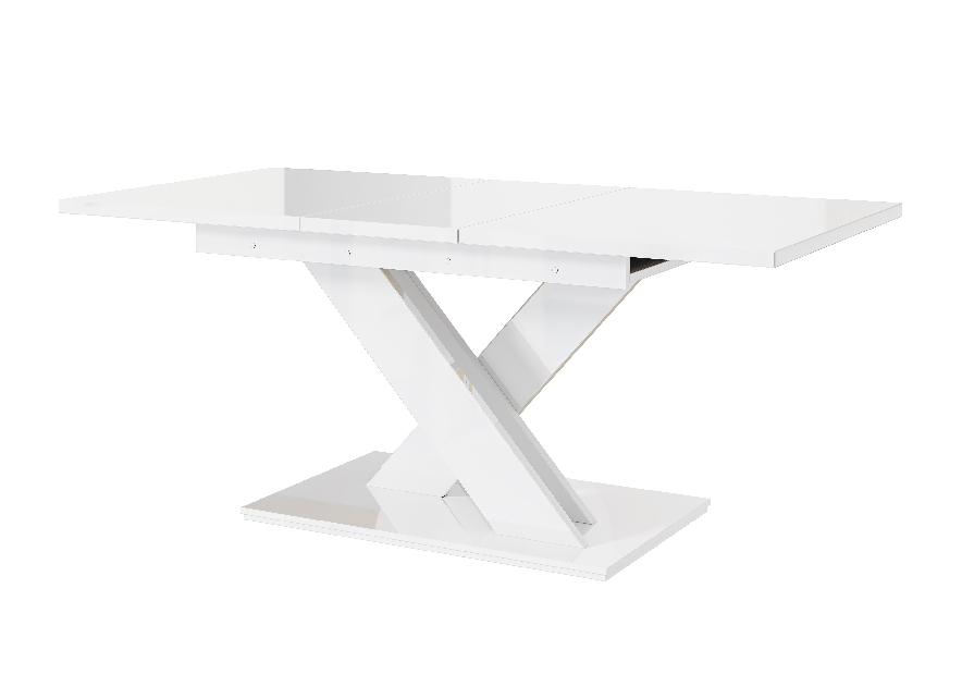 Blagovaonski stol Barax (bijeli sjaj) (za 6 do 8 osoba) *rasprodaja