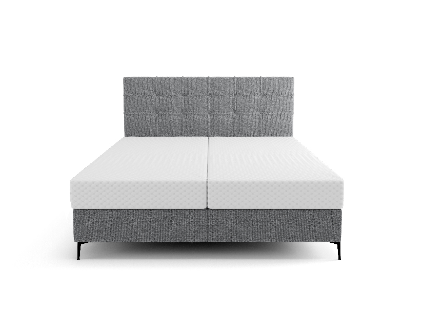 Jednostruki krevet 120 cm Infernus Comfort (tamnosiva) (s podnicom, s prostorom za odlaganje)
