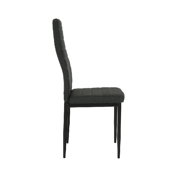 Blagovaonska stolica Collort nova (tamnosiva + crna) 