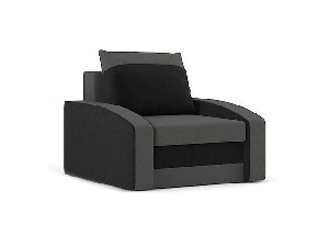 Fotelja Hazar (siva + crna)