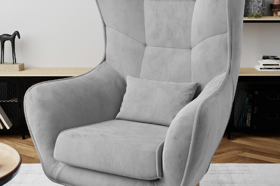 Fotelja Agueda tip 01 (svijetlo smeđa)