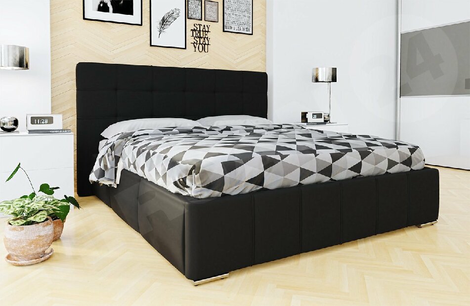 Bračni krevet 180 cm Kendrick (ekokoža Soft 011)