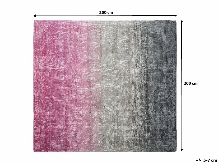 Tepih 200 cm Erbil (ružičasta)