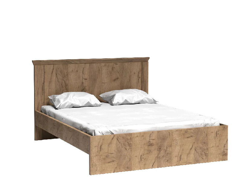 Bračni krevet 160 cm Atena 05 (s podnicom) (craft zlatni)