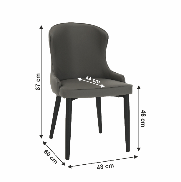 Blagovaonska stolica Sirra (siva)