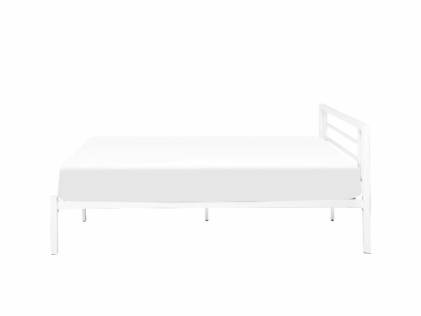 Bračni krevet 160 cm CONNET (s podnicom) (bijela)