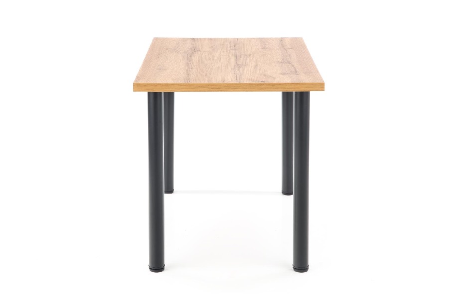 Blagovaonski stol Maxom (hrast wotan + crna) (za 4 osobe)