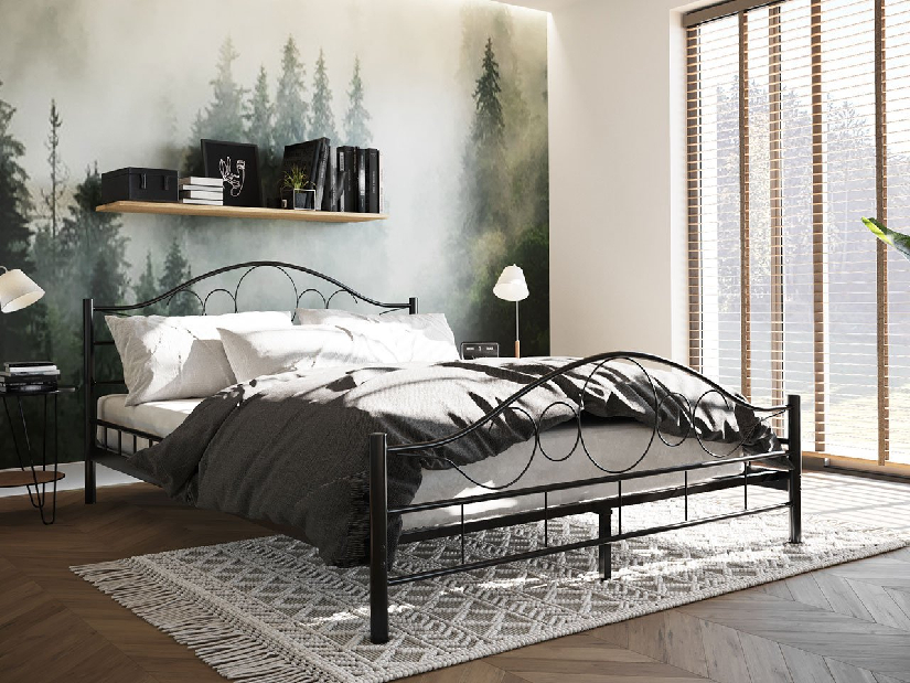 Metalni krevet Mirjan Marigold (crna) (160x200)