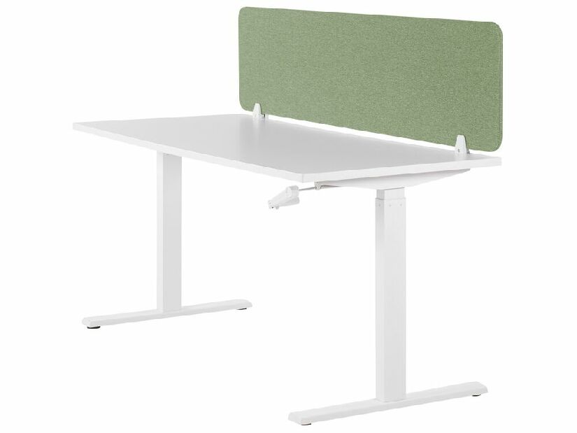 Pregrada za radni stol 180 x 40 cm Walda (zelena) 