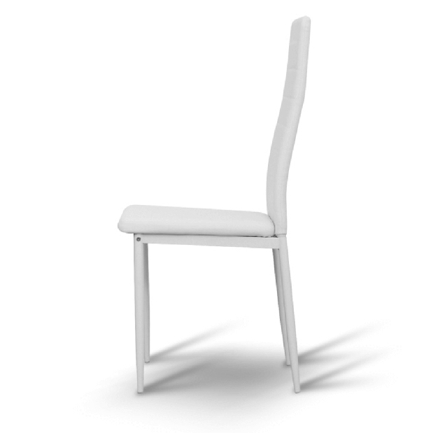 Blagovaonska stolica Collort nova (bijela ekokoža) 